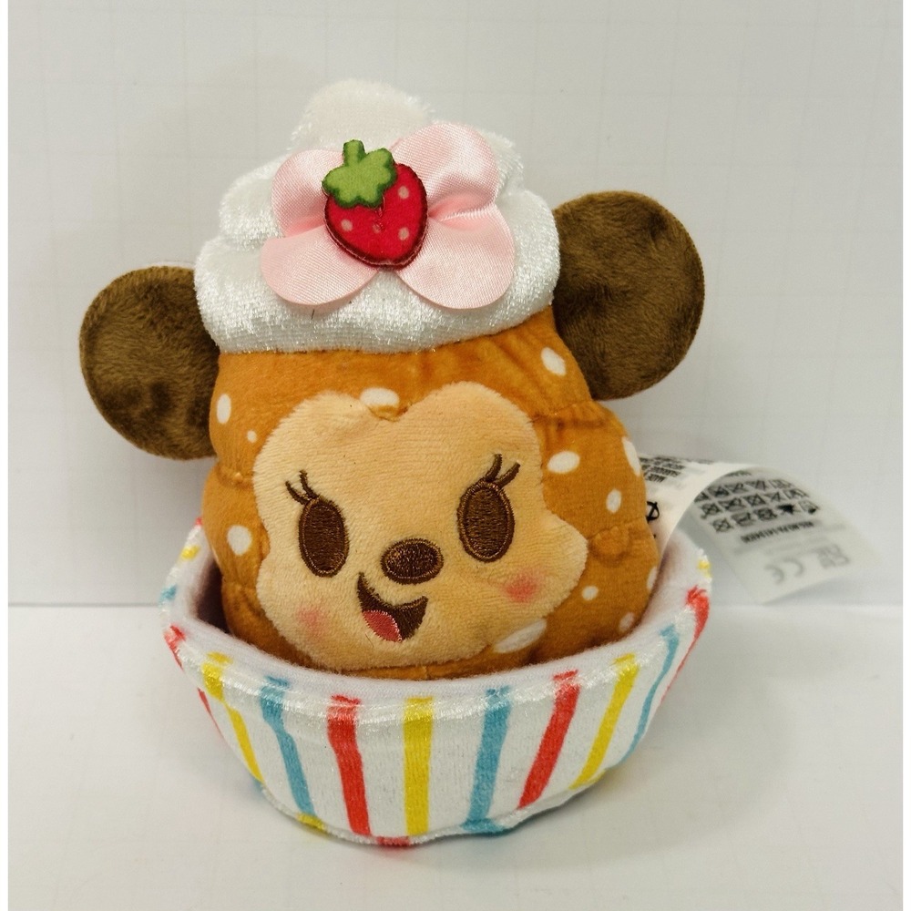 Disney Munchlings Minnie Cookies & Cream‎ Funnel Cake Plush Carnival Confections